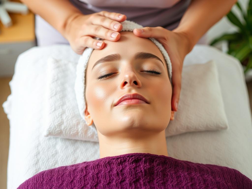 facial massageфото