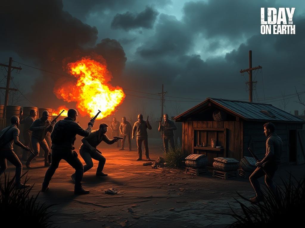 How to prepare for a zombie wave attack and defend your base in the game Last Day on Earthфото